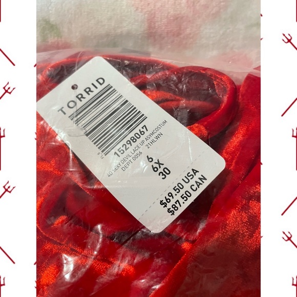 NWT Torrid Sexy Devil Dress size 6 - Picture 5 of 7